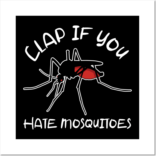 Funny Mosquito Bite Wall Art by Huhnerdieb Apparel